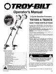 MTD Yard-Man TB25CS Operator`s manual