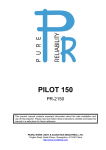 Pure Acoustics DMX-50 Product manual