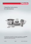 Miele G 6160 Operating instructions