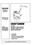 Craftsman 917.295450 Owner`s manual