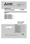 Mitsubishi MSZ-FD35VAS Service manual