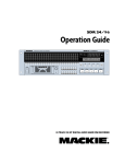 Mackie SDR24/96 Operating instructions