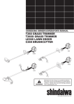 Shundaiwa T260 Operator`s manual