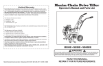 Maxim MXR500 Operator`s manual