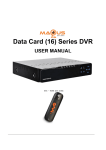 Magus Data Card (16) Series DVR User manual