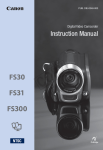 Canon FS31 Instruction manual