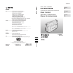 Canon ZR20 Instruction manual