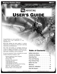 Maytag MD-21 User`s guide