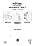 Raynor MJ5011UCHB User`s guide