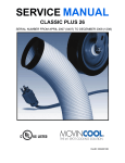 Movincool Classic 18 Service manual