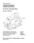 Craftsman 320.28191 Product manual