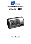 Zetronix zClock-1000 User manual