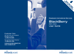 Roadpost BlackBerry Mail Users User guide
