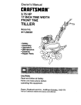 Craftsman 917.292381 Owner`s manual