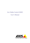 Axis 24533R3 User`s manual