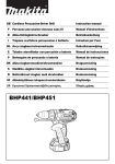 Makita BHP441 Instruction manual