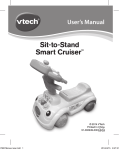 VTech Sit-to-Stand Smart Cruiser User`s manual