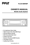 PYLE Audio PLCD18MRMP Owner`s manual