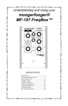 Moog MF-107 Technical information