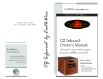 Comfort Zone CZ1500-P Owner`s manual
