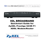 ZyXEL Communications Prestige 623R-T User`s guide