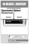 Spacemaker* Optima™ - Applica Use and Care Manuals