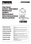 Makita EVH2000 Instruction manual