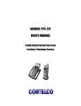 Cortelco 586002-TP2-27F User`s manual