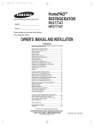 Samsung RH2777AT Owner`s manual