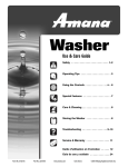 Amana 2201045 Use & care guide