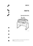 Ricoh FW770 Operating instructions