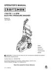 Craftsman 138.75275 Operator`s manual