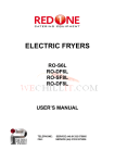 Wechillit EF SERIES 2-TANK User`s manual