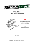 Master-force 240-0041 Technical data