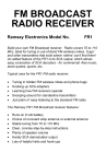 Ramsey Electronics Walking Electronic Bug WEB1 Instruction manual