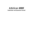Microtek ArtixScan 4000tf Specifications