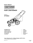 Craftsman 247.388250 Owner`s manual