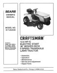 Craftsman 917.254530 Owner`s manual
