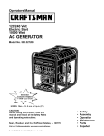 Craftsman 580.327203 Operating instructions