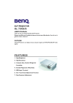 BenQ SL 705X/S User`s manual