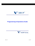 Vertical SBX IP 320 Technical data