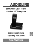 AUDIOLINE TEL28 Operating instructions