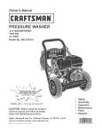 Craftsman 580.753410 Operating instructions