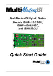 Multi-Tech ISIHI-2S User guide