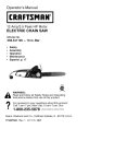 Craftsman 358.341190 Operator`s manual