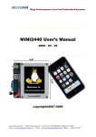 MicroArm MINI2440 User`s manual