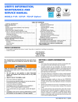 York 40 THRU 140 MBH Service manual