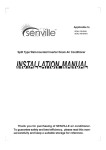 Senville SENL12HDO Unit installation