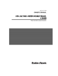 Radio Shack HTX-252 Owner`s manual
