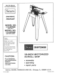 Craftsman 113.221611 Owner`s manual